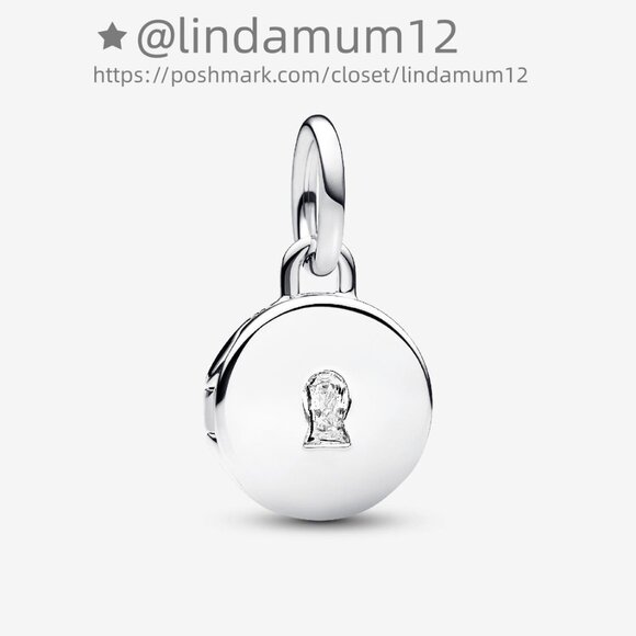 Pandora Openable & Engravable Love Locket Dangle Charm - Picture 1 of 6